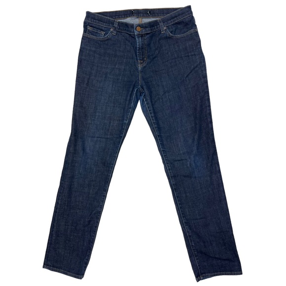 J Brand Boyfriend Jeans Fit Mid Rise Dark Wash Size 29 - Picture 1 of 13
